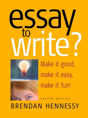 cover image of Essay to Write?